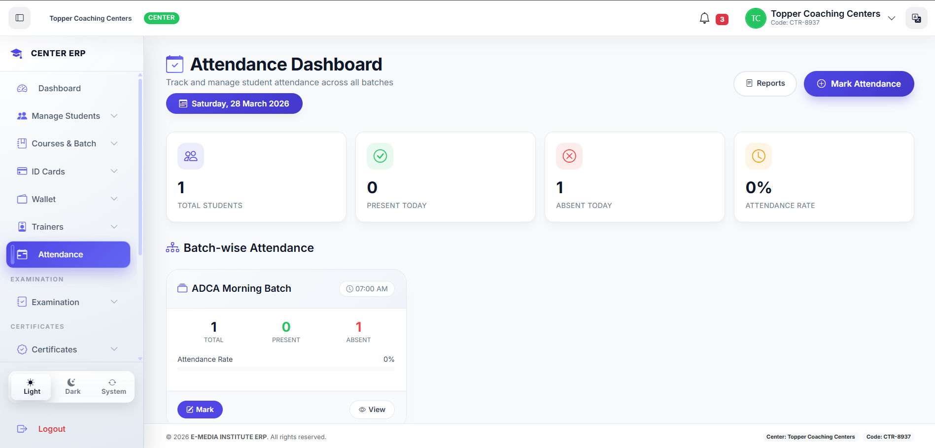 Attendance Management